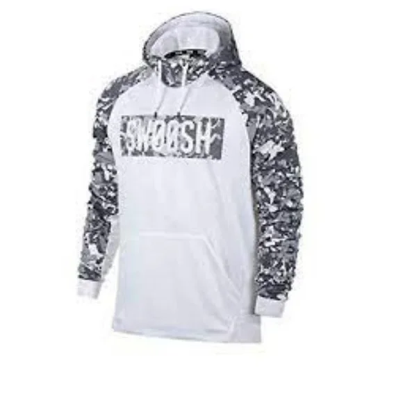 Nike Shirts Nike Mens Thermafit Camo Pullover Hoodie
